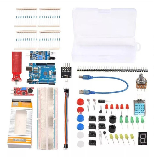 Kit Arduino Uno En Caja 84 Componentes Mas Completo Armar