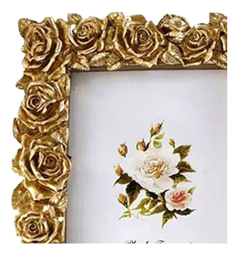 Marco De Fotos Floral Decorativo Para Decoración 5 Pulgadas