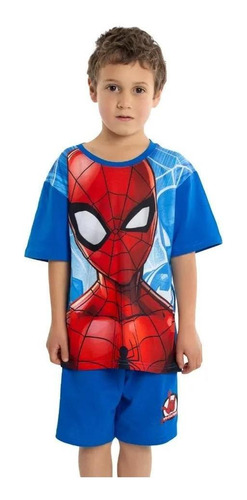 Pijama Algodón Spiderman Talla 8 Mt.30789
