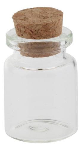 3 Set De 20 Frascos De Vidrio Con Tapones Naturales 3 Piezas