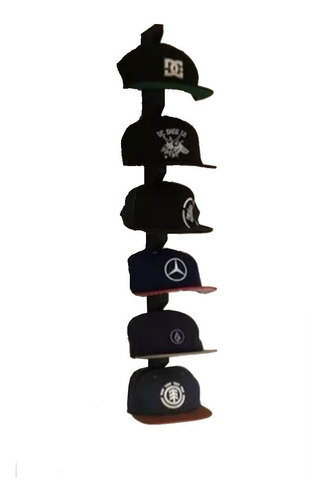 Organizador, Perchero, Exhibidor Rack 6 Gorras Gorros Caps