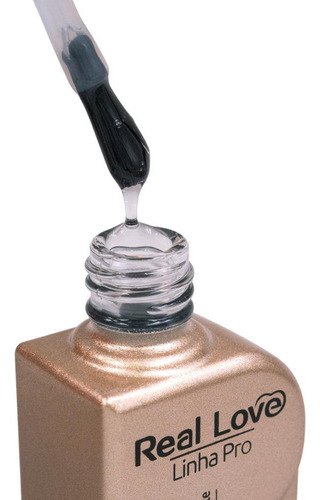 Top Coat Diamante Para Unhas Linha Pro 10 Ml - Real Love