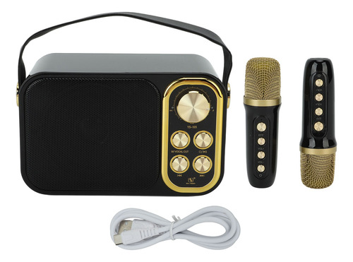 Máquina De Karaoke Para Cantar, 2 Micrófonos, Todo En Uno, P