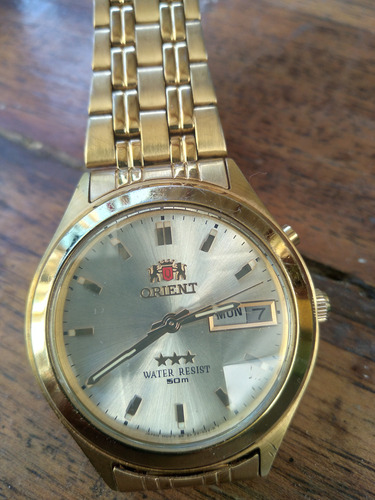 Reloj Orient Automatico Dorado Dorado Dorado (Usado)