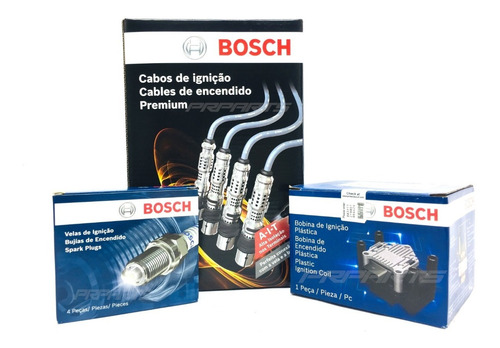 Imagem 1 de 6 de Bobina + Cabo + Vela Bosch Agile 1.4 8v 09 10 11 12 13 14 15
