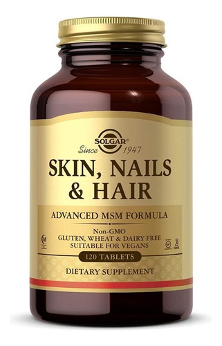 Solgar | Skin, Nails & Hair, Advanced Msm Formula | 120 Tabs