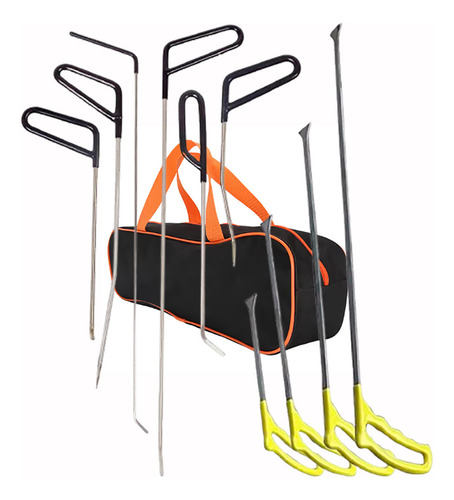 Kit Varillas Sacabollo 10 Pc Ballena Redonda Y Plana S.