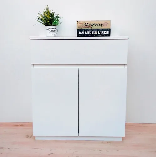 comprar Vajillero Cajonera Baihut Laqueado Nordico Escandinavo 80 Cm