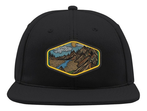 Snapback Rio Y Montañas Gorro Bordado