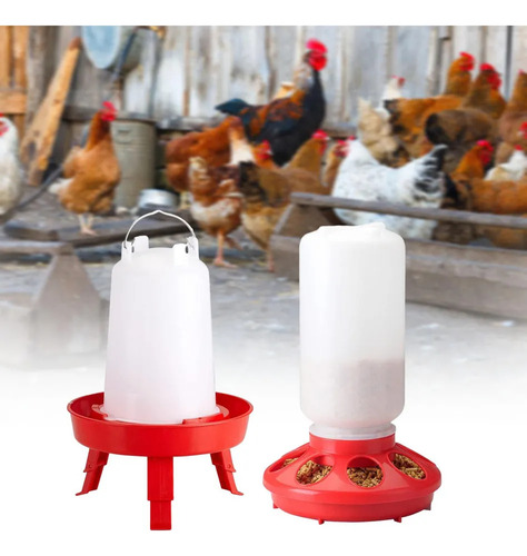 Comedero Para Pollos, Bebedero Para Patos, Contenedor De