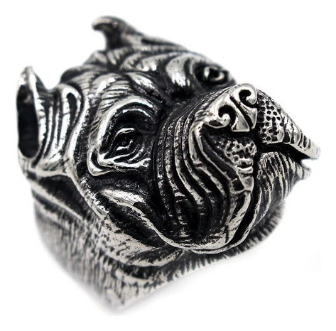 Anillos Exagerados Para Perros Pit Bull Bulldog Men P