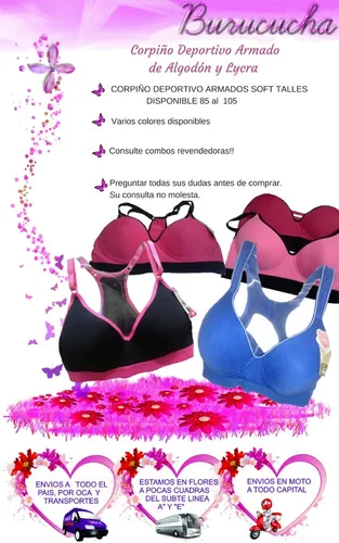 Corpiños deportivos armados outlet