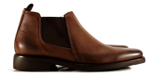 Bota Hombre Cuero Vacun Diseño Brighton By Ghilardi