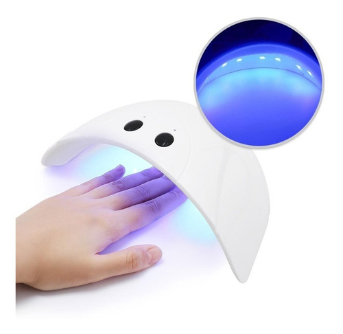 Lámpara Uñas Secador Esmalte Gel Uv Led Con Temporizador 487