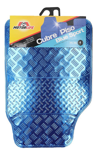 Cubre Piso Pvc Sport Azul Ml X4