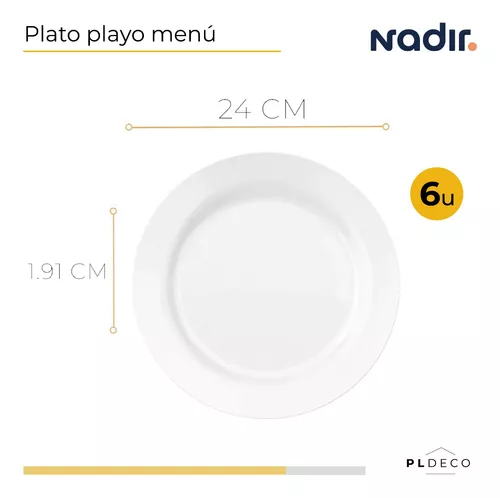 Set De Vajillas Completo 6 Personas Plato Vaso Cubiertos X42