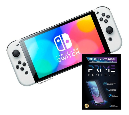 Pelicula Hidrogel Protetor Nintendo Switch Oled A Melhor