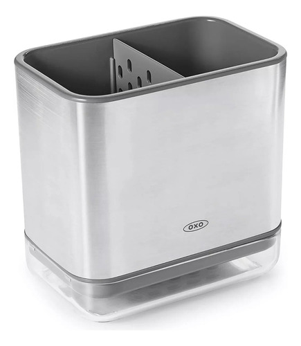 Organizador Bacha Escurridor Antigoteo Acero Inoxidable Oxo Color Gris