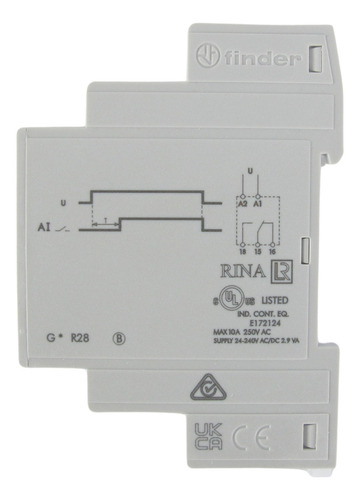 Temporizador Modular 16a Multitensión Finder