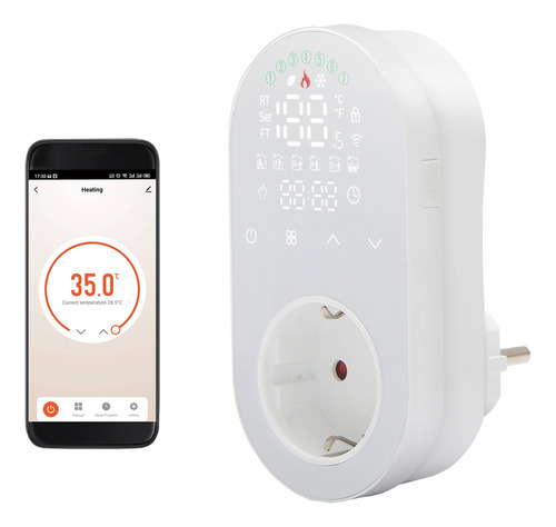 Termostato App Plug Radiador Salida Digital Para Termostato