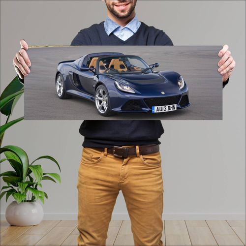 Cuadro 30x80cm Auto 2013 Lotus Exige S Roadster 134