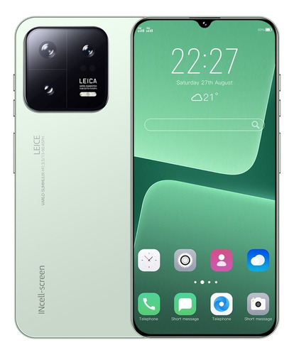 Teléfonos Inteligentes Android Baratos M13 Pro 6.26 En Verde Ram16gb Rom1tb