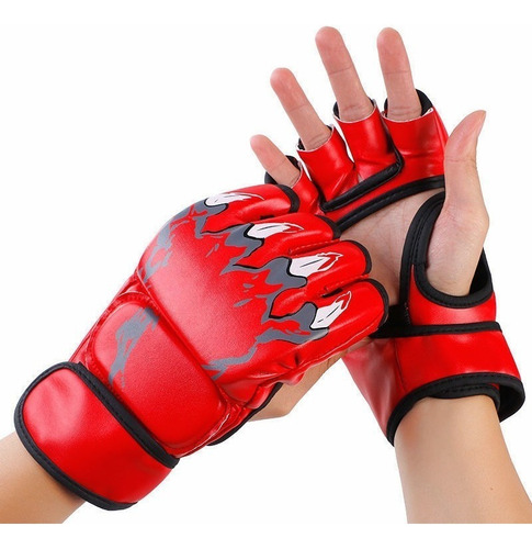 Guantes De Entrenamiento De Boxeo De Cuero Mma/ufc