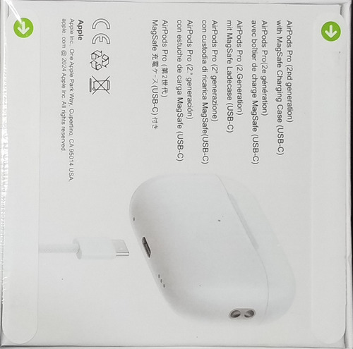 Apple Airpods Pro 2 Mtjv3am Blanco Blanco (Reacondicionado)