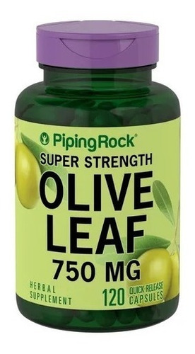 Extracto Hoja Olivo Olive Leaf Extrac 750mg 120 Caps Piping 