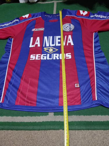 Camiseta Titular Lotto De San Lorenzo, Año 2012 Aprox, T:xl. (Usado)