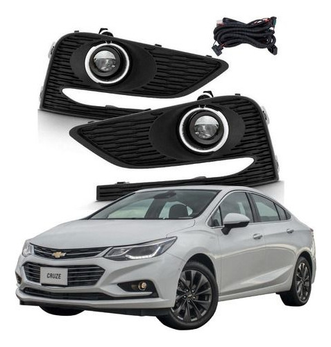 Kit Faros Niebla Chevrolet Cruze 2016 2017 2018 Con Switch