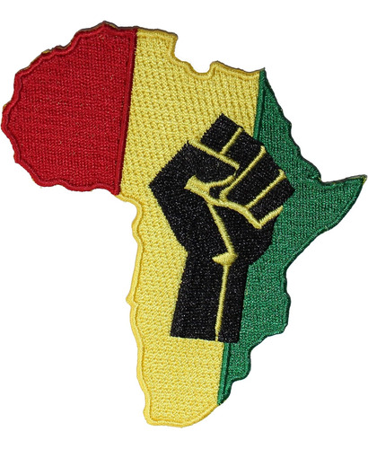 Parche Del Puño Rasta Africa De La Aplicacion Visionaria 