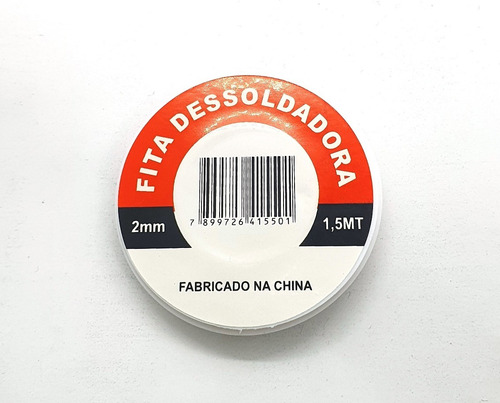 Fita Dessoldadora 2,0mm - 1.5  Mallha 50.064