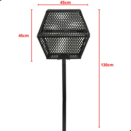 Lixeira Para Calçada E Rua Embutir Com Tampa Resistente
