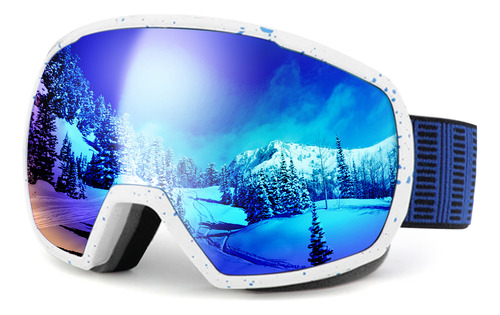 Óculos De Esqui Ski Fog Shock Uv Resistance Goggles Snow Ant