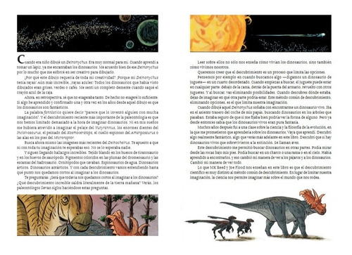 Dinosaurios - Fosiles Y Plumas - Comics De Ciencia / Histori