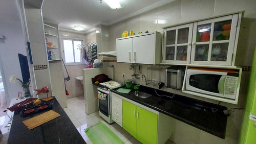 Imagem 7 de 12 de Lindo Apartamento De Frente Para O Mar Com Varanda Gourmet