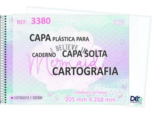 Capa P Caderno Cartografia C/ Espiral Capa Solta -5 Jogos 