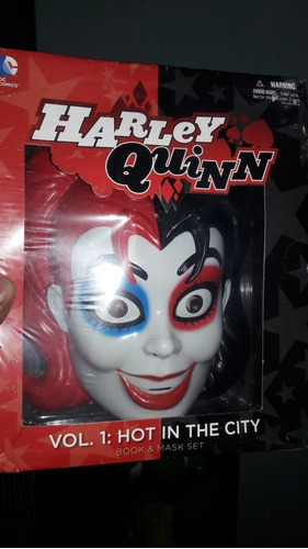 Halloween Máscara Y Cómic Harley Quinn Vol.1 Hot In The City