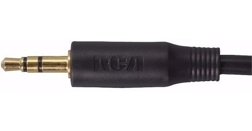Imagen 2 de 7 de Cable De Audio Auxiliar Jack 3.5 1.8mts Marca Rca Ah208r
