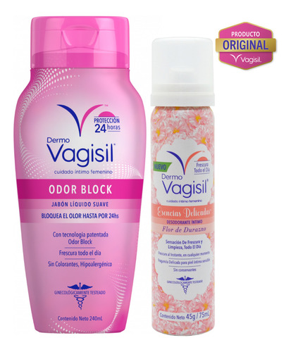 Jabon Liquido Dermovagisil Ob + Desodorante Dermovagisil Ob