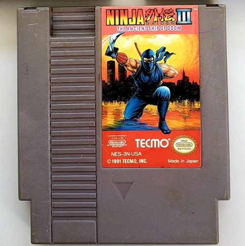 Ninja Gaiden 3 Nes Original Nintendinho