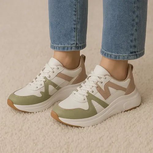 Tênis Modare Ultraconforto Feminino Estilo Chunky Macio Branco ​Off 40 Br
