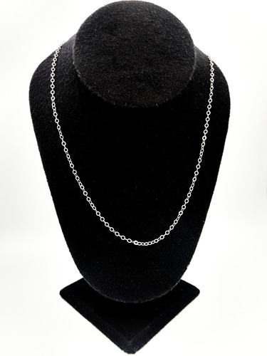 Cadena De Plata 925 Tejido Glotto Mujer Hombre Unisex 65cm