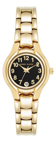 Relógio Com Pulseira Anne Klein Com Função De Data, Dourado.