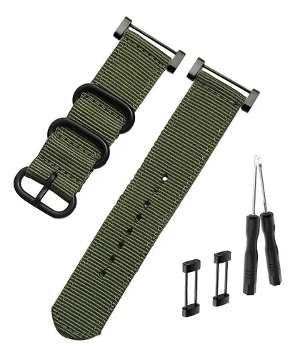Correa De Nylon For Suunto Core 24mm 5 Núcleos C/ferr