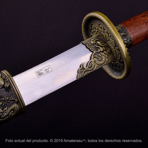 Imagen 3 de 10 de Espada Sable Dao Full Tang Acero Carbono Zhejiang Filo Extre
