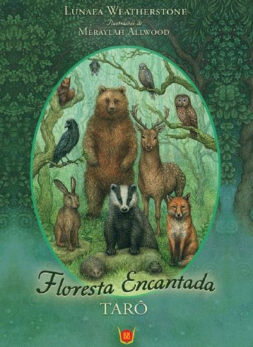 Imagem 1 de 4 de Livro E Tarô Floresta Encantada Em Português + Saquinho