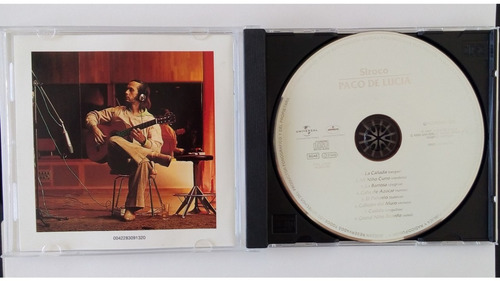 Paco De Lucia Cd Siroco Guitarra Flamenco Jazz España (Usado)