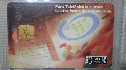 Tarjeta Telefonica  Decada 90 - Telefonica Cultura 3